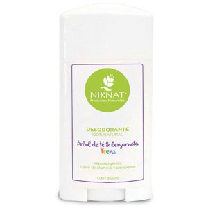 Desodorante en pasta Árbol de Té y Bergamota Teens 65g