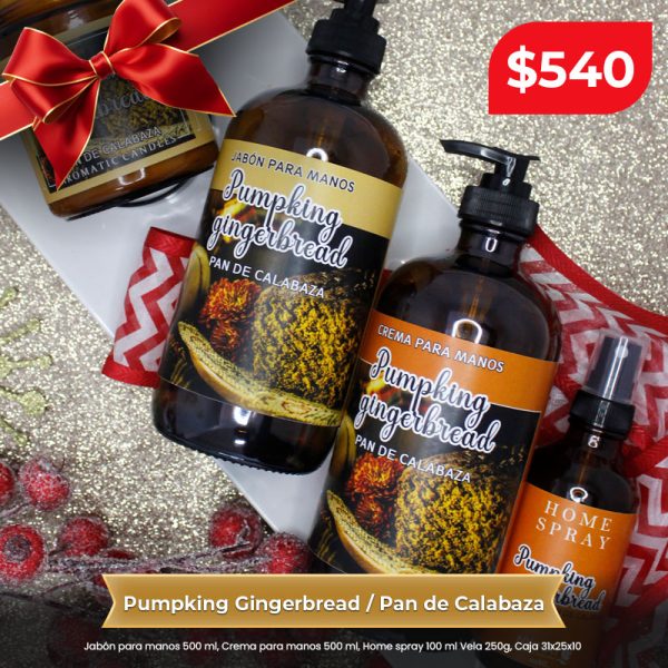 Kit Pumpkin Gingerbread / Pan de Calabaza