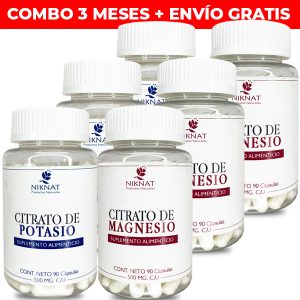 Citrato de Potasio y Magnesio 3 meses + Envío GRATIS